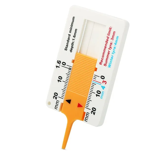 Tyre tread depth gauge