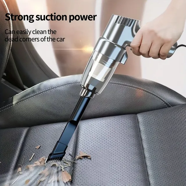 Vacuum Cleaner Mounted In Car, Super Strong, Powerful, High Suction, Dry And Wet Double-purpose Sedan, Small, Mini, Manual, Multifunctional, Portable