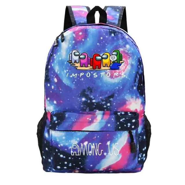 School backpack printed with Among Us characters 19