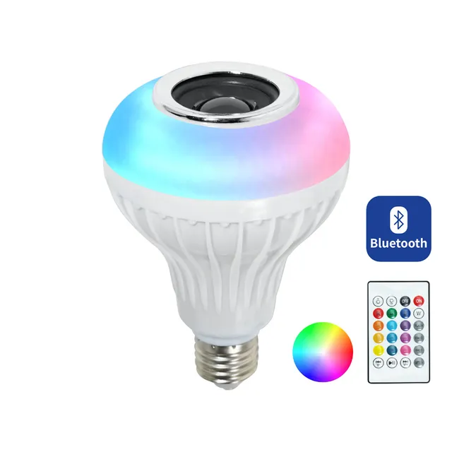 RGB LED vezeték nélküli izzó bluetooth hangszóróval