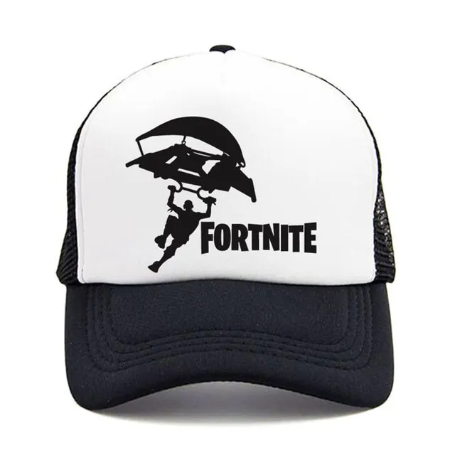 Stylish cap with the motif of the popular game Fortnite