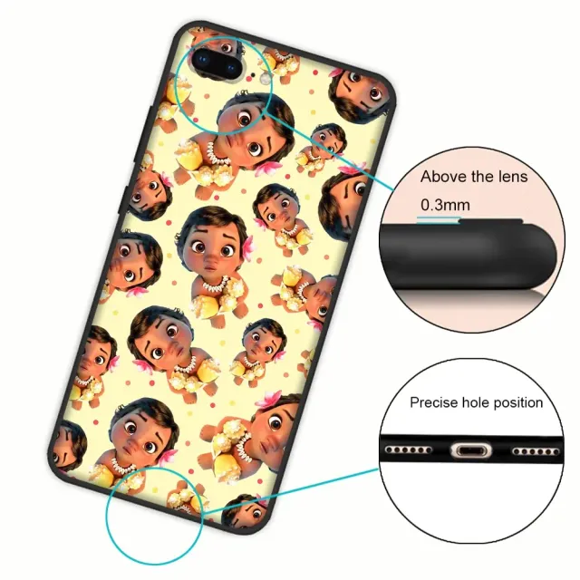 Stylish cover for Samsung phones with Moana's favorite fairy tale themes - Brave Vaiana