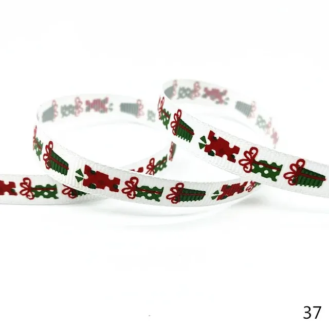 Christmas ribbon with print