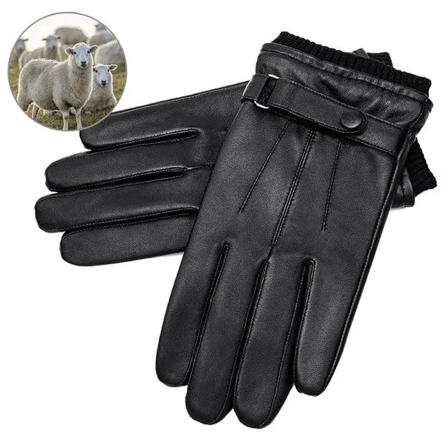 Men's gloves of sheepskin M-XL