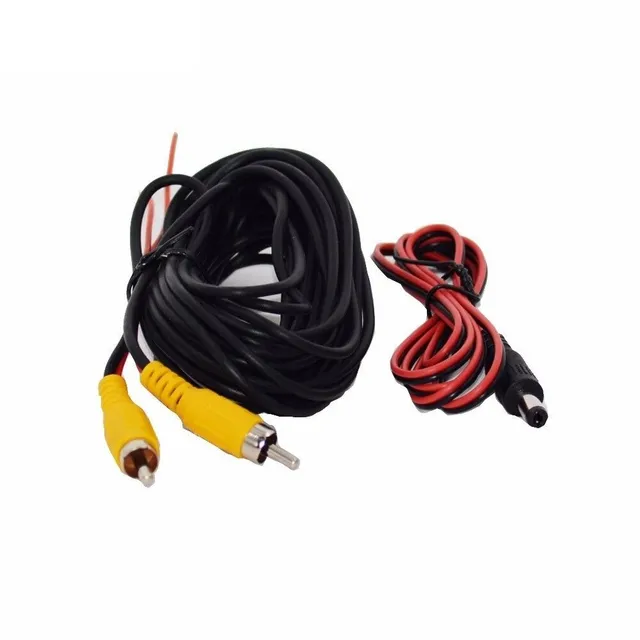 RCA cable and power cable for parking camera