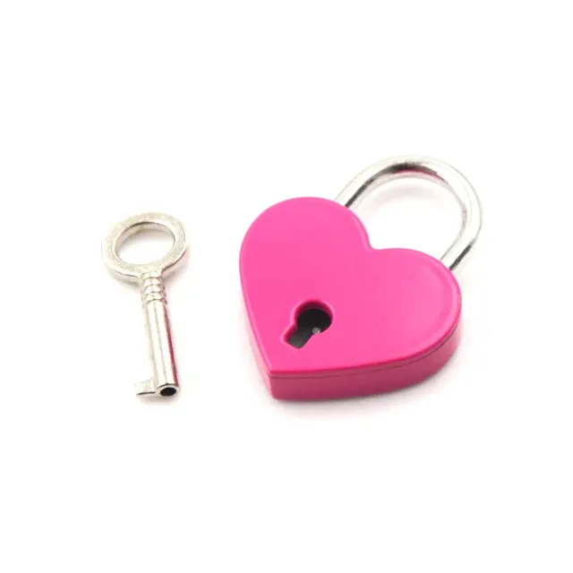 Small lock in heart shape for luggage, luggage and backpacks