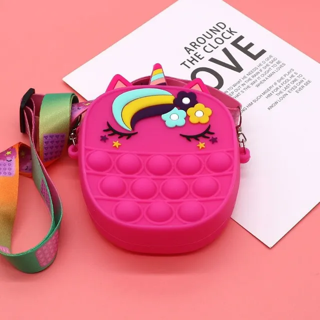Baby bubble pop-it bag - Unicorn