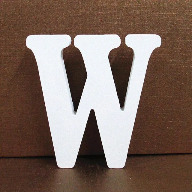 Decorative wooden letter