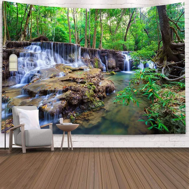 Wall tapestry with nature theme