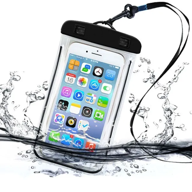 Praktické voděodolné pouzdro na telefon ideální na letní dovolenou u moře - více barev