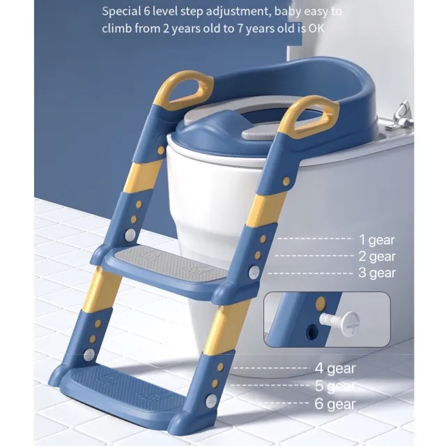 Foldable toilet step for children - Ease learning on potty! Christmas, Halloween and Thanksgiving gift