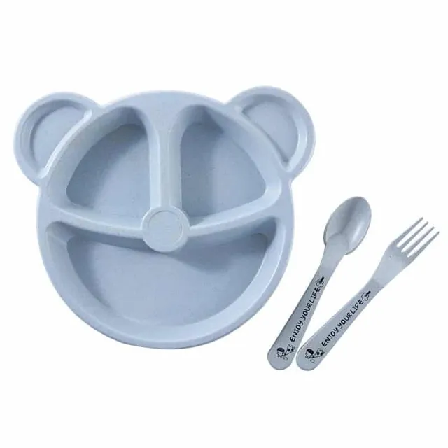 Baby food bowl with cutlery