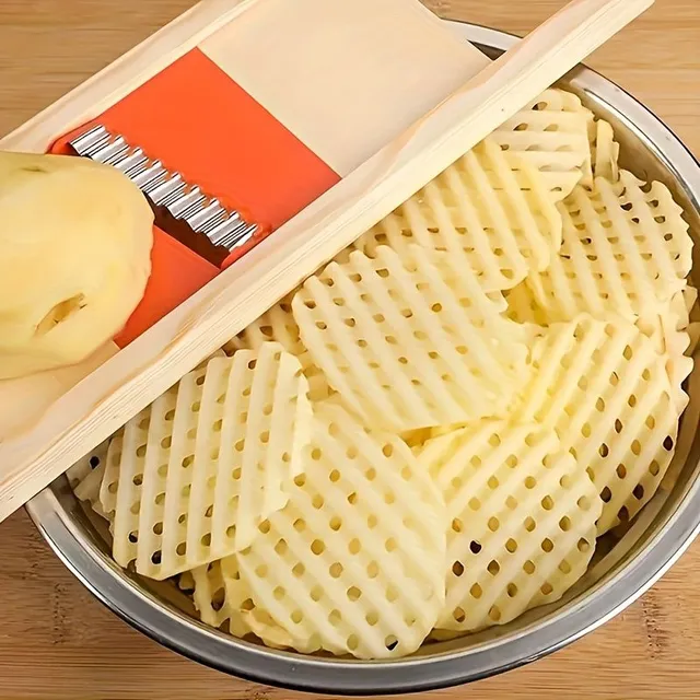 Manual potato slicer for French fries