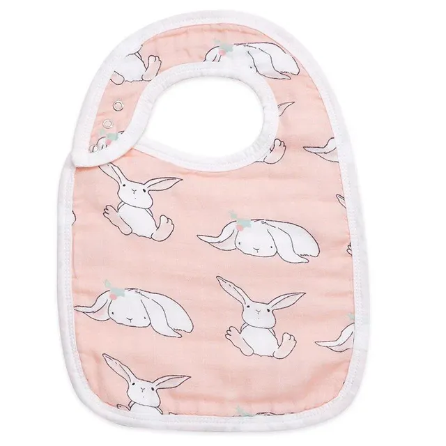 Baby bib made of bamboo cotton - soft bibs for newborns and toddlers