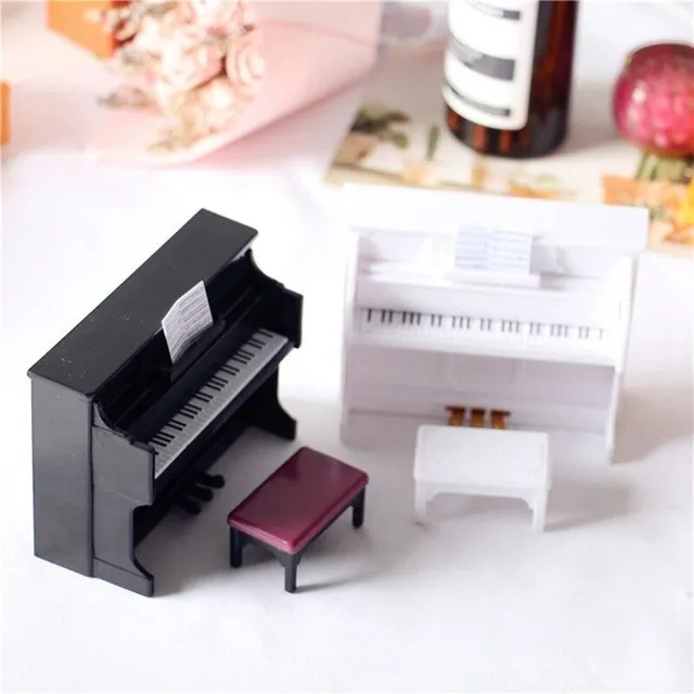 Wooden piano for doll