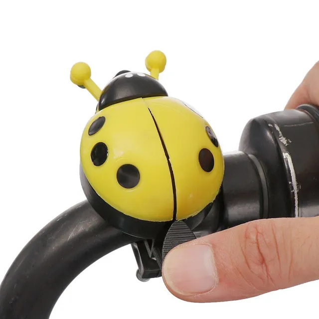 Beautiful bike bell in the shape of a ladybug