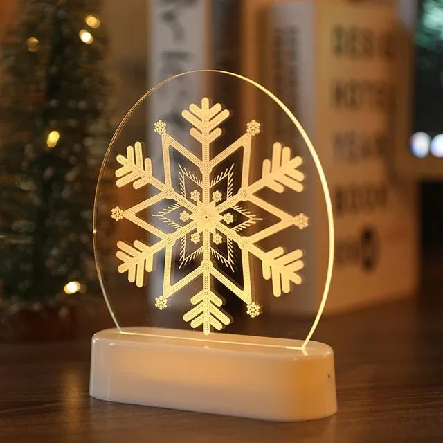 3D led night light