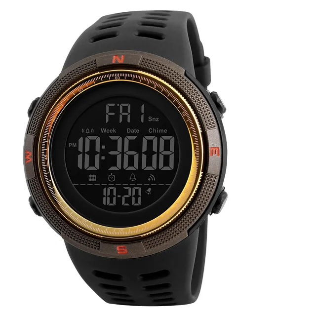 Multifunction waterproof digital watch