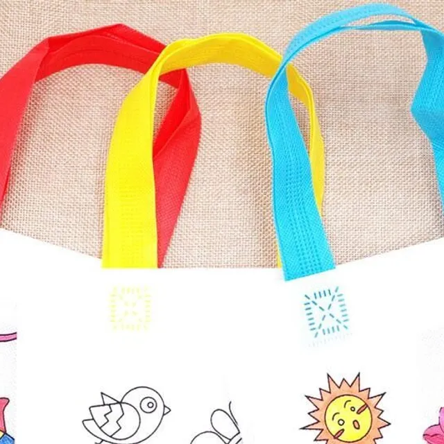 Sac à colorier pour enfants - 10 pièces