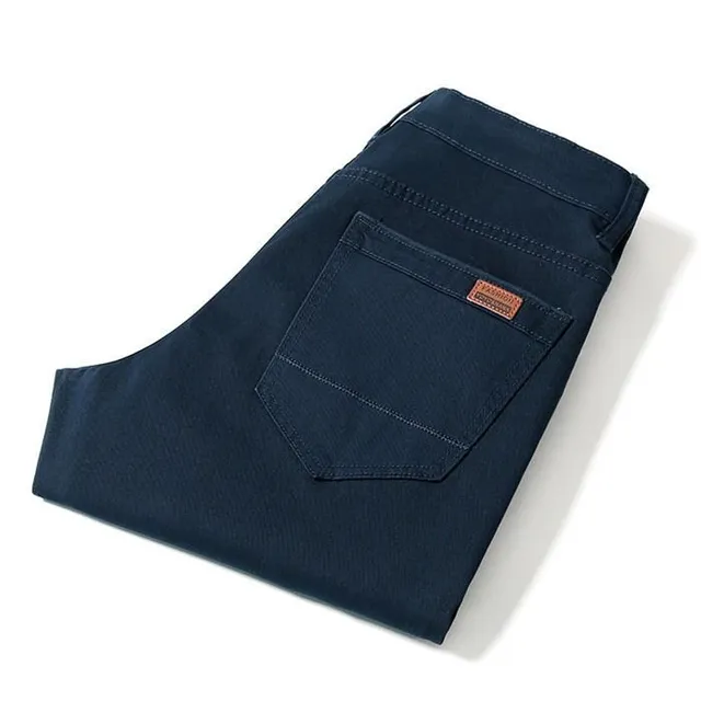 Pantalons de soirée modernes pour homme en matériau extensible pour un port confortable Joel