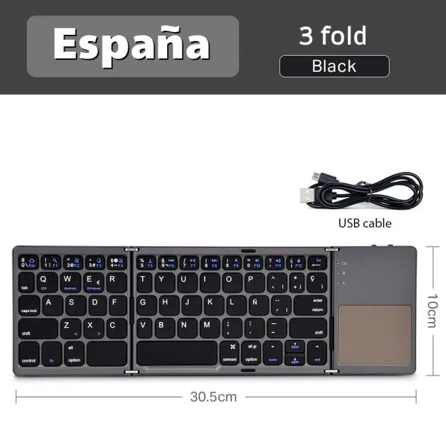 Mini folding keyboard