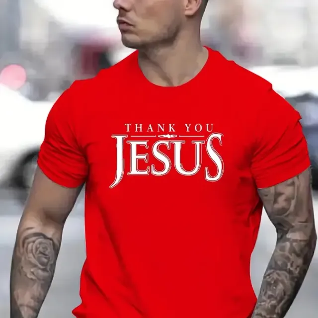 Tricou cu Imprimare „Mulțumesc, Isuse”