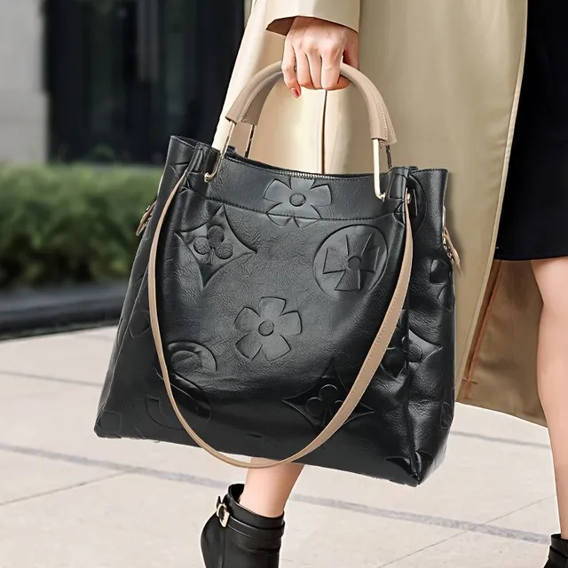 Flower bag with luxury relief