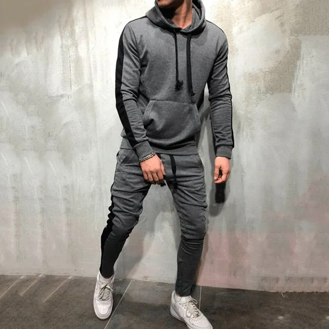 Men's tracksuit Šedivá M