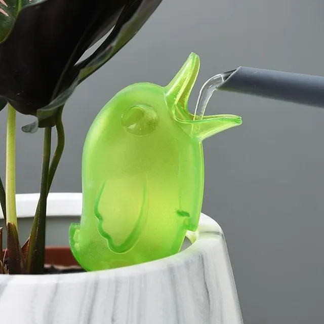 Beautiful and cheerful automatic water dispenser for houseplants in the shape of a Sigeberth bird