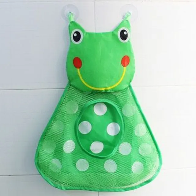 Toy basket for children with strong suction cups