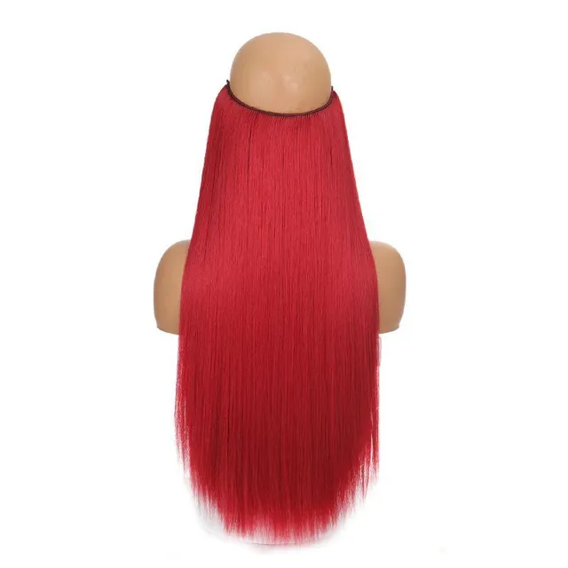 Synthetic hair extensions