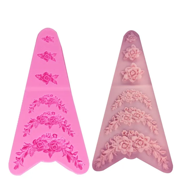 3D silicone mould flowers