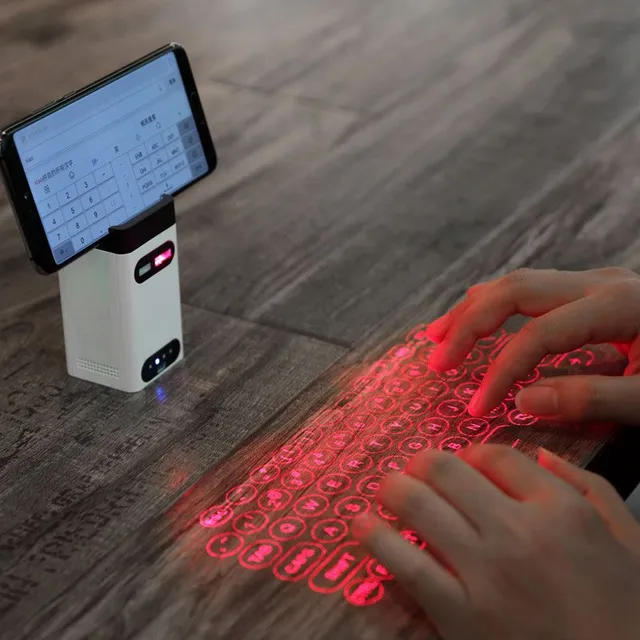 Proiector de tastatură virtuală Bluetooth fără fir cu laser