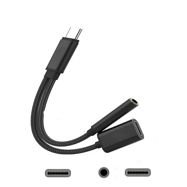 Adaptor USB-C la jack 3,5 mm / USB-C