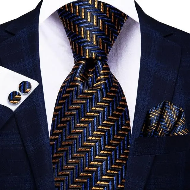 Luxus férfi selyem nyakkendő sn-3327