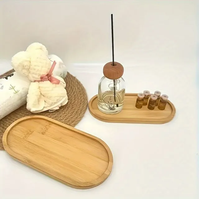 Minimalist wooden tray for delaying - decoration for your home