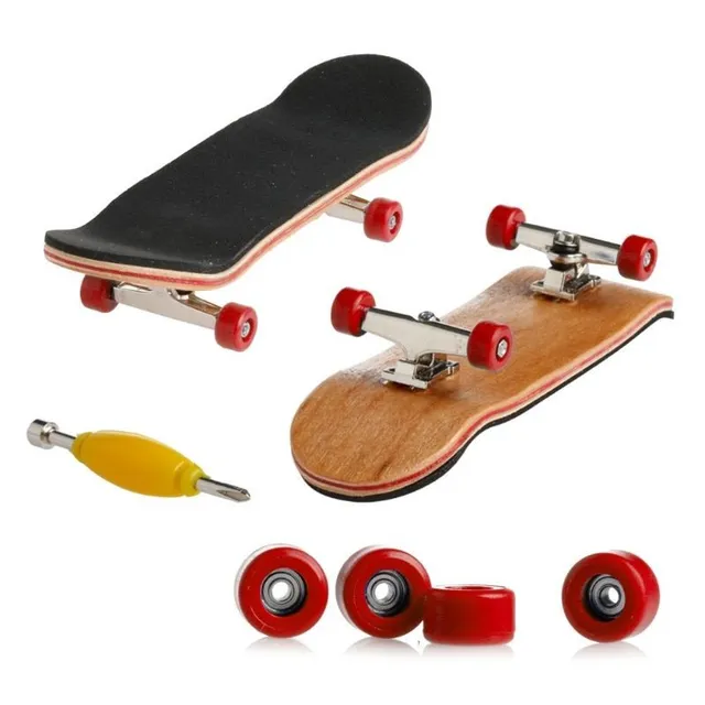 Mini skateboard nielen pre chlapcov red