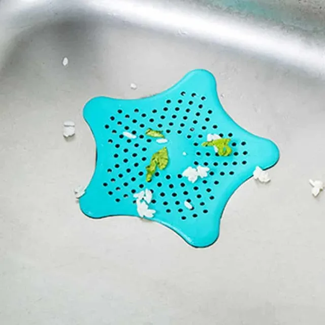 Silicone sieve into the sink