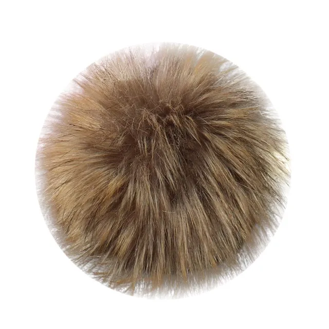 Fur pompom for hat - 12 colours