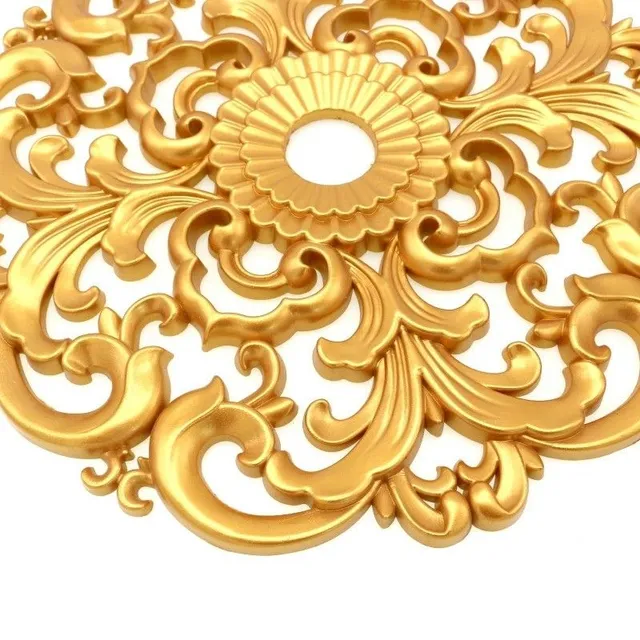 Decorative gold ornament