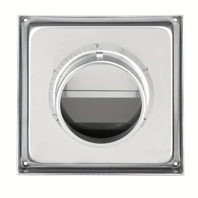 4pcs 100mm Wall Ventilation Hole From Stainless Steel, Square Extractor From Dryer, Ventilator outlet