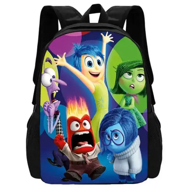 Stylish school backpack with small front pocket in motifs characters from a fairy tale In the head 2 - Inside Out 2