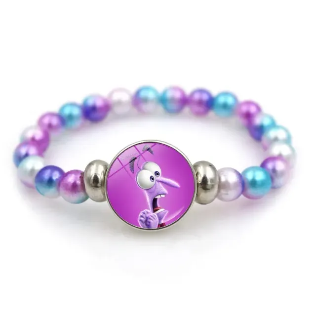 Colorful baby bead bracelet with pictured figure from a fairy tale In the head 2 - Inside Out 2