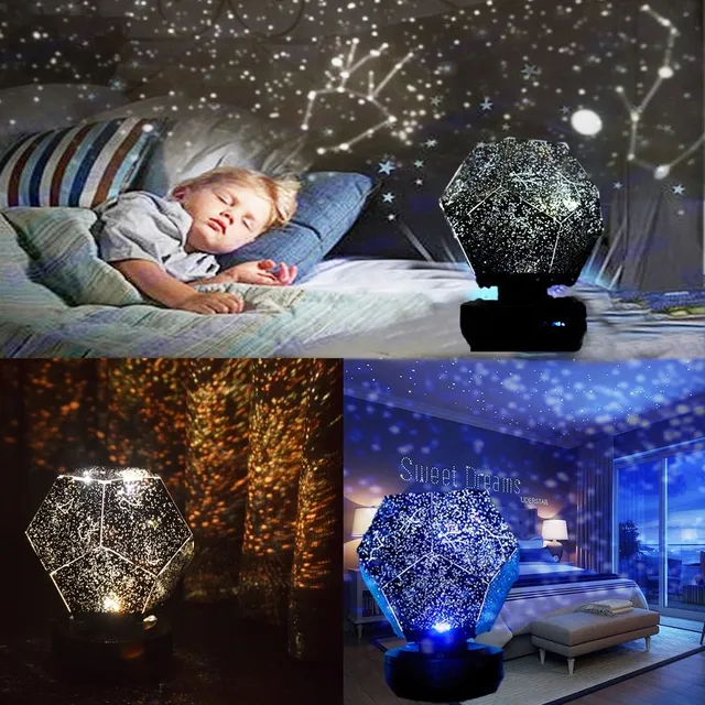 LED night sky galaxy projector