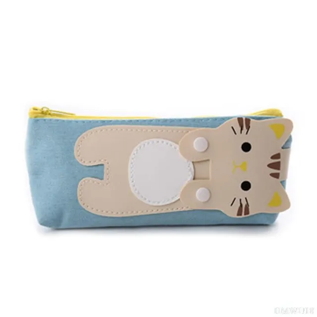 School cute writing case - Kawaii pussy