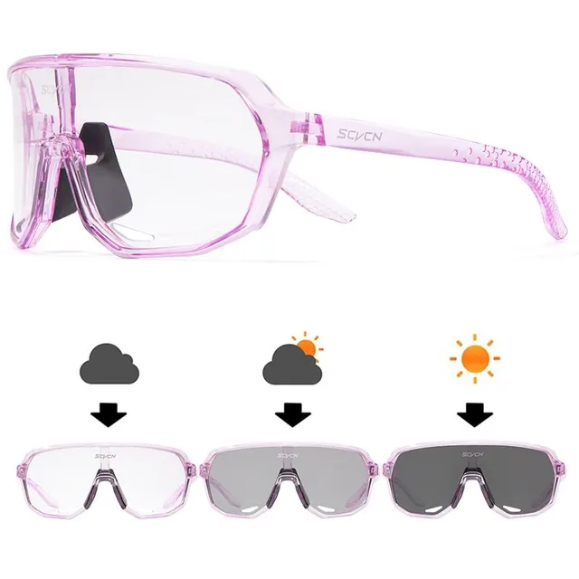 Fotochromowe okulary przeciwsłoneczne unisex - różne kolory