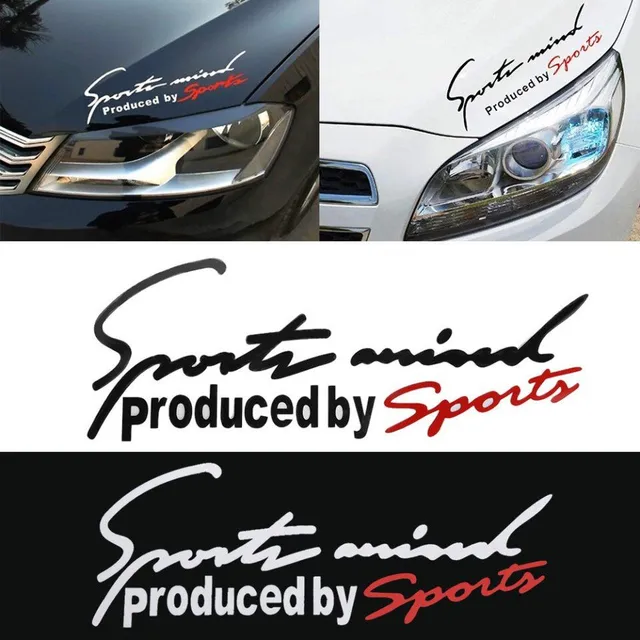 Sports sticker on the car