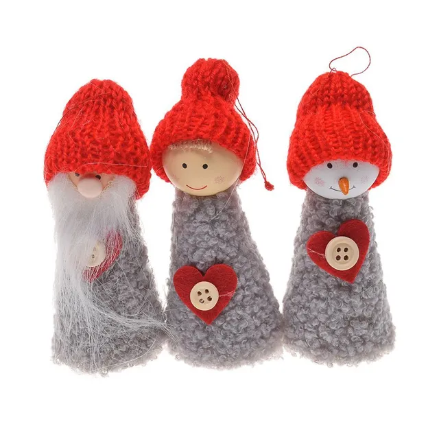 Christmas ornaments 3 pcs