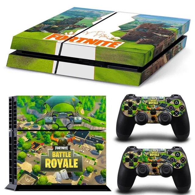 Protective self-adhesive cover for Fortnite-printed game controllers TN-PS4-6935