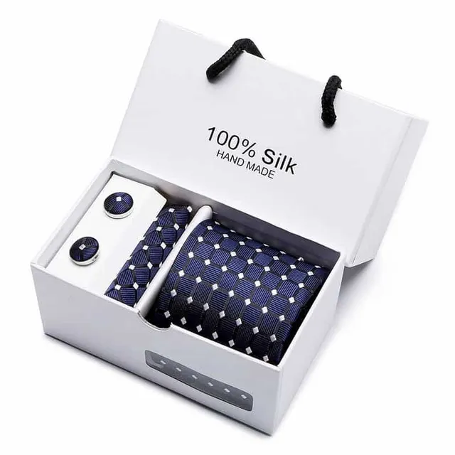 Luxury men's set Vangise | Tie, Handkerchief, Cufflinks sb11